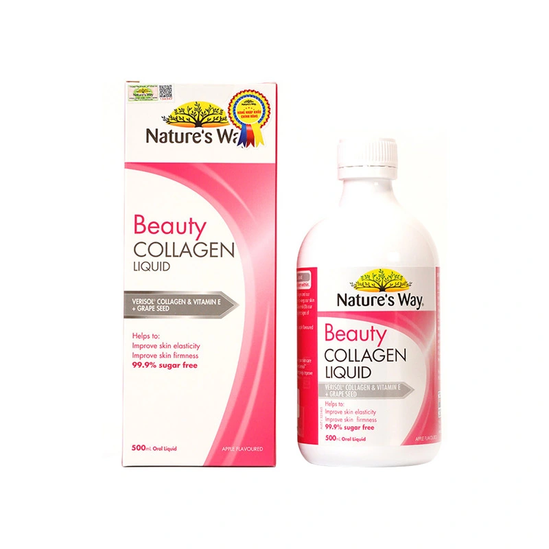 Dung dịch collagen làm đẹp Nature's Way Beauty Collagen Liquid, 500ml, cải thiện da, tăng độ đàn hồi