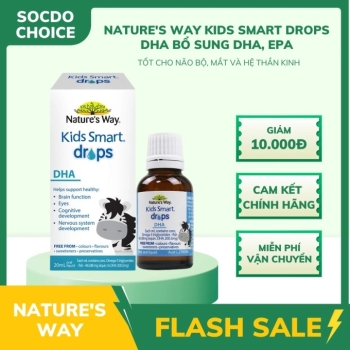 Nature's Way Kids Smart Drops DHA Bổ sung DHA, EPA